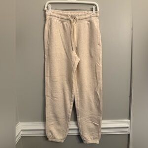 Aerie Big Chill jogger, cream, NWT, XS